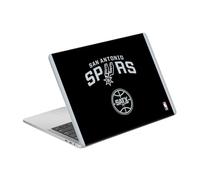Head Case Designs Officially Licensed NBA Black Design San Antonio Spurs Logo Vinyl Sticker Skin Decal Cover Compatible With MacBook Pro 13" A2338