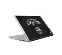 Head Case Designs Officially Licensed NBA Black Design San Antonio Spurs Logo Vinyl Sticker Skin Decal Cover Compatible With Asus Vivobook 14 X409FA-EK555T