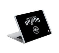 Head Case Designs Officially Licensed NBA Black Design San Antonio Spurs Logo Vinyl Sticker Skin Decal Cover Compatible With MacBook Pro 16" A2485