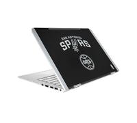 Head Case Designs Officially Licensed NBA Black Design San Antonio Spurs Logo Vinyl Sticker Skin Decal Cover Compatible With HP Spectre Pro X360 G2