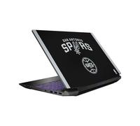Head Case Designs Officially Licensed NBA Black Design San Antonio Spurs Logo Vinyl Sticker Skin Decal Cover Compatible With HP Pavilion 15.6" 15-dk0047TX