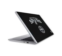 Head Case Designs Officially Licensed NBA Black Design San Antonio Spurs Logo Vinyl Sticker Skin Decal Cover Compatible With Mi NoteBook 14 (2020)