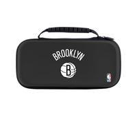 Head Case Designs Officially Licensed NBA Black Design Text Brooklyn Nets Logo Hard Storage Travel Carry Case Compatible With Nintendo Switch 2