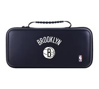 Head Case Designs Officially Licensed NBA Black Design Text Brooklyn Nets Logo Hard Storage Travel Carry Case Compatible With Legion Go