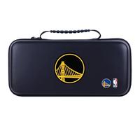 Head Case Designs Officially Licensed NBA Black Design Text Golden State Warriors Logo Hard Storage Travel Carry Case Compatible With Legion Go