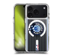 Head Case Designs Officially Licensed NBA Black Design Text Orlando Magic Logo Shockproof Bumper Case [Military Grade Protection] Compatible with Apple iPhone 17 Pro and Compatible with MagSafe