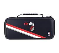 Head Case Designs Officially Licensed NBA Black Design Text Portland Trail Blazers Logo Hard Storage Travel Carry Case Compatible With Asus ROG Ally