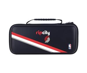 Head Case Designs Officially Licensed NBA Black Design Text Portland Trail Blazers Logo Hard Storage Travel Carry Case Compatible With Asus ROG Ally