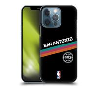 Head Case Designs Officially Licensed NBA Black Fiesta Design San Antonio Spurs Logo Hard Back Case Compatible With Apple iPhone 13 Pro