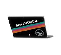 Head Case Designs Officially Licensed NBA Black Fiesta Design San Antonio Spurs Logo Vinyl Sticker Skin Decal Cover Compatible With Microsoft Surface Pro 4/5/6