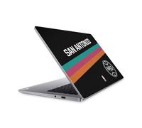 Head Case Designs Officially Licensed NBA Black Fiesta Design San Antonio Spurs Logo Vinyl Sticker Skin Decal Cover Compatible With Mi NoteBook 14 (2020)