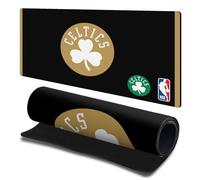 Head Case Designs Officially Licensed NBA Black Gold Design Boston Celtics Logo 23.62 x 11.81 x 0.12 inches (600 x 300 mm) - L Gaming Office Desk PC Keyboard Mouse Mat Pad