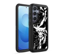 Head Case Designs Officially Licensed NBA Black Marble Chicago Bulls Ultra-Armoured Shockproof Case [Military Grade Protection] Compatible With Samsung Galaxy S25