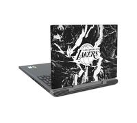 Head Case Designs Officially Licensed NBA Black Marble Los Angeles Lakers Vinyl Sticker Skin Decal Cover Compatible With Dell Inspiron 15 7000 P65F