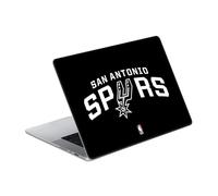 Head Case Designs Officially Licensed NBA Black San Antonio Spurs Logo Vinyl Sticker Skin Decal Cover Compatible With MacBook Pro 14" A2442