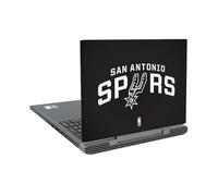 Head Case Designs Officially Licensed NBA Black San Antonio Spurs Logo Vinyl Sticker Skin Decal Cover Compatible With Dell Inspiron 15 7000 P65F