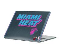 Head Case Designs Officially Licensed NBA Black Vice Design Text Miami Heat Logo Black Glitter Hard Crystal Armour Laptop Case compatible with MacBook Air 13.6" A2681/A3113/A3240 2022/2024/2025