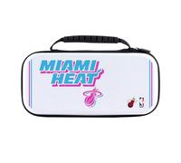 Head Case Designs Officially Licensed NBA Black Vice Design Text Miami Heat Logo White Hard Storage Travel Carry Case Compatible With Nintendo Switch 2