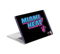 Head Case Designs Officially Licensed NBA Black Vice Nights Design Miami Heat Logo Vinyl Sticker Skin Decal Cover Compatible With MacBook Pro 16" A2141