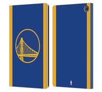 Head Case Designs Officially Licensed NBA Blue Design Golden State Warriors Logo Leather Wallet Case Compatible With Amazon Fire Max 11 2023