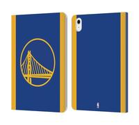 Head Case Designs Officially Licensed NBA Blue Design Golden State Warriors Logo Leather Wallet Case Compatible With Apple iPad Air 11 2020/2022/2024/2025