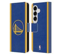 Head Case Designs Officially Licensed NBA Blue Design Golden State Warriors Logo Leather Wallet Case Compatible With Samsung Galaxy S26