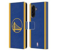 Head Case Designs Officially Licensed NBA Blue Design Golden State Warriors Logo Leather Wallet Case Compatible With Samsung Galaxy A17 4G / 5G