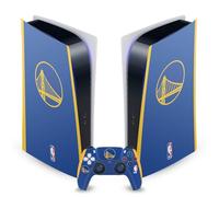 Head Case Designs Officially Licensed NBA Blue Design Golden State Warriors Logo Vinyl Faceplate Gaming Skin Decal Compatible With Sony PlayStation 5 PS5 Digital Edition Console & DualSense Controller
