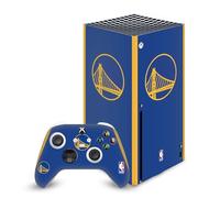 Head Case Designs Officially Licensed NBA Blue Design Golden State Warriors Logo Vinyl Sticker Gaming Skin Decal Cover Compatible With Xbox Series X