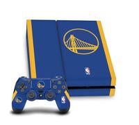 Head Case Designs Officially Licensed NBA Blue Design Golden State Warriors Logo Vinyl Sticker Gaming Skin Decal Cover Compatible With Sony PlayStation 4 PS4 Console and DualShock 4 Controller Bundle