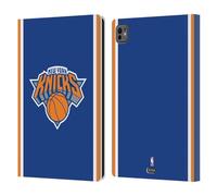 Head Case Designs Officially Licensed NBA Blue Design New York Knicks Logo Leather Wallet Case Compatible With Apple iPad Pro 11 M4/M5 2024/2025