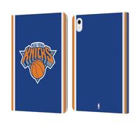 Head Case Designs Officially Licensed NBA Blue Design New York Knicks Logo Leather Wallet Case Compatible With Apple iPad Air 11 2020/2022/2024/2025