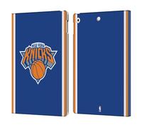 Head Case Designs Officially Licensed NBA Blue Design New York Knicks Logo Leather Wallet Case Compatible With Apple iPad 10.2 2019/2020/2021
