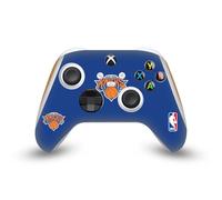 Head Case Designs Officially Licensed NBA Blue Design New York Knicks Logo Vinyl Sticker Gaming Skin Decal Cover Compatible With Xbox Series X/S Controller