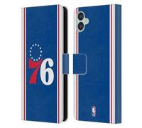 Head Case Designs Officially Licensed NBA Blue Design Philadelphia 76ers Logo Leather Wallet Case Compatible With Samsung Galaxy M04 5G / A04e