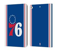 Head Case Designs Officially Licensed NBA Blue Design Philadelphia 76ers Logo Leather Wallet Case Compatible With Apple iPad 9.7 2017 / iPad 9.7 2018