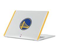 Head Case Designs Officially Licensed NBA Blue Design Text Golden State Warriors Logo Clear Glitter Hard Crystal Armour Laptop Case compatible with MacBook Air 13.6" A2681/A3113/A3240 2022/2024/2025