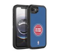 Head Case Designs Officially Licensed NBA Blue Detroit Pistons Logo Ultra-Armoured Shockproof Case [Military Grade Protection] Compatible With Apple iPhone 16e / iPhone 17e