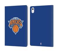 Head Case Designs Officially Licensed NBA Blue New York Knicks Logo Leather Wallet Case Compatible With Apple iPad Air 11 2020/2022/2024/2025