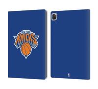 Head Case Designs Officially Licensed NBA Blue New York Knicks Logo Leather Wallet Case Compatible With Apple iPad Pro 12.9 2020/2021/2022