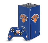 Head Case Designs Officially Licensed NBA Blue New York Knicks Logo Vinyl Sticker Gaming Skin Decal Cover Compatible With Xbox Series X