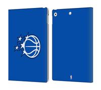 Head Case Designs Officially Licensed NBA Blue Orlando Magic Logo Leather Wallet Case Compatible With Apple iPad 10.2 2019/2020/2021
