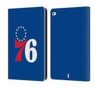 Head Case Designs Officially Licensed NBA Blue Philadelphia 76ers Logo Leather Wallet Case Compatible With Apple iPad Air 2 (2014)
