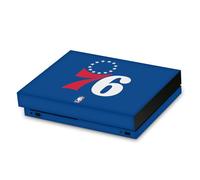 Head Case Designs Officially Licensed NBA Blue Philadelphia 76ers Logo Vinyl Sticker Gaming Skin Decal Cover Compatible With Xbox One X Console