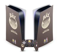 Head Case Designs Officially Licensed NBA Brown Design Golden State Warriors Logo Vinyl Faceplate Gaming Skin Decal Compatible With Sony PlayStation 5 PS5 Digital Console and DualSense Controller