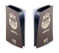 Head Case Designs Officially Licensed NBA Brown Design Golden State Warriors Logo Vinyl Faceplate Sticker Gaming Skin Decal Cover Compatible With Sony PlayStation 5 PS5 Digital Edition Console