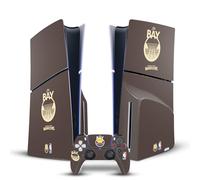 Head Case Designs Officially Licensed NBA Brown Design Golden State Warriors Logo Vinyl Gaming Skin Decal Compatible With Sony PlayStation 5 PS5 Slim Disc Edition Console & DualSense Controller