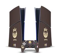 Head Case Designs Officially Licensed NBA Brown Design Golden State Warriors Logo Vinyl Gaming Skin Decal Compatible With Sony PlayStation 5 PS5 Slim Digital Edition Console & DualSense Controller