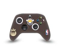 Head Case Designs Officially Licensed NBA Brown Design Golden State Warriors Logo Vinyl Sticker Gaming Skin Decal Cover Compatible With Xbox Series X/S Controller