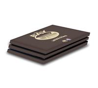 Head Case Designs Officially Licensed NBA Brown Design Golden State Warriors Logo Vinyl Sticker Gaming Skin Decal Cover Compatible With Sony PlayStation 4 PS4 Pro Console
